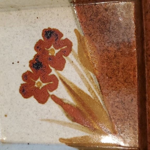 Studio pottery signed plate - Picture 2 of 6